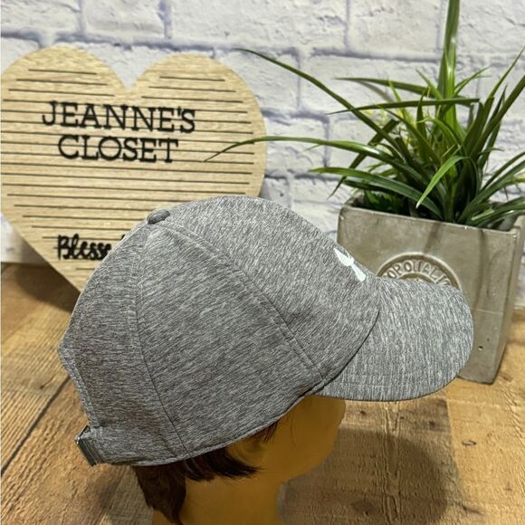 Under Armour Hat Cap Womens Heathered Gray Strapback Adjustable Embroidered Logo - Picture 5 of 8